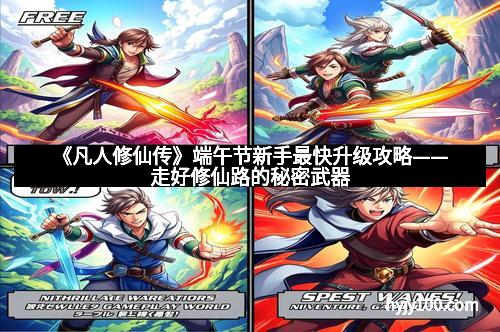 《凡人修仙传》端午节新手最快升级攻略——走好修仙路的秘密武器